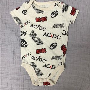 ⭐️AC DC baby bodysuit